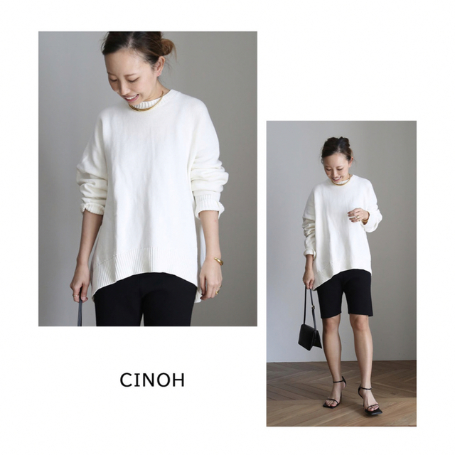 Deuxieme Classe 【CINOH/チノ】クルーネックニット⭐️美品