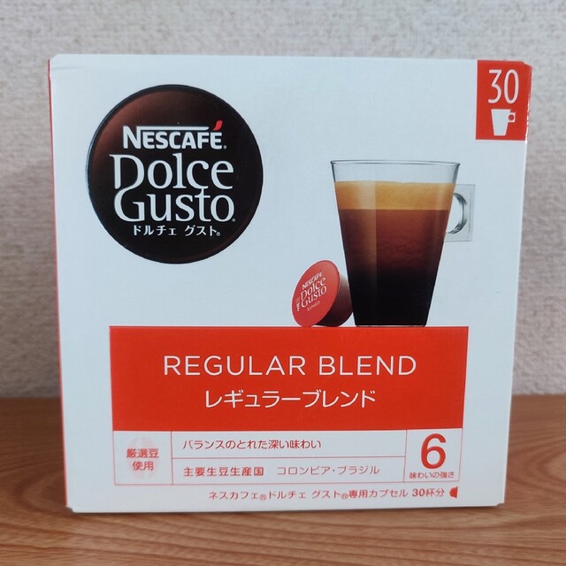 ドルチェグスト　専用カプセル　レギュラーブレンド　30 食品/飲料/酒の飲料(コーヒー)の商品写真