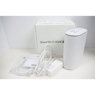 ゼットティーイー(ZTE)のSpeed Wi-Fi HOME 5G L11 ルーター/ホワイト(PC周辺機器)