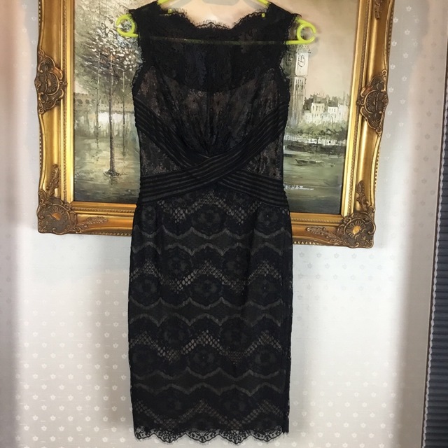 日本製・綿100% 新品☆ TADASHI SHOJI ブラック サイズ4【TADA 114