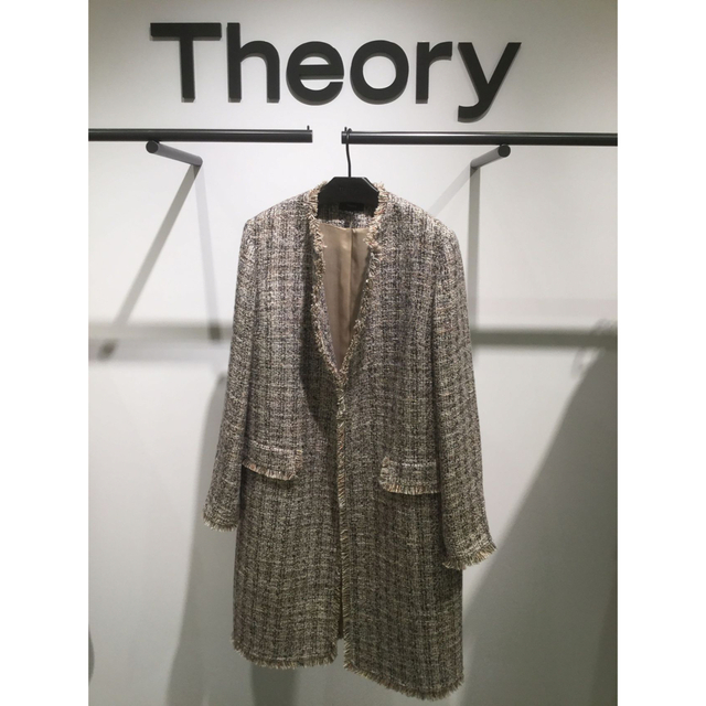 Theory セオリー*スプリングツイードコート*今季春 超爆安 noxcapital.de