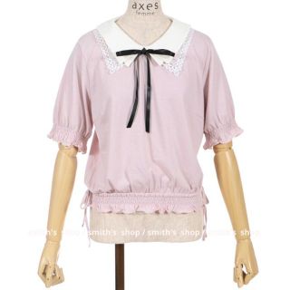 アクシーズファム(axes femme)のaxes femme レース襟セットクレリックプルオーバー(カットソー(半袖/袖なし))