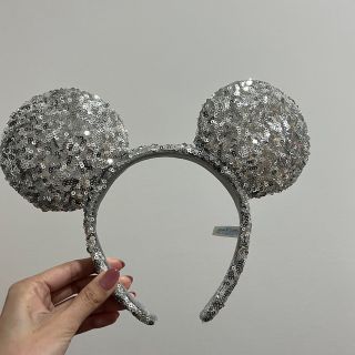 ディズニー(Disney)のディズニー シルバースパンコールカチューシャ(遊園地/テーマパーク)