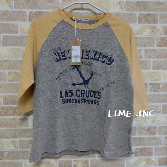 大幅値下中‼️LIME .INC  ラグラン七分袖tシャツ レディースのトップス(Tシャツ(長袖/七分))の商品写真