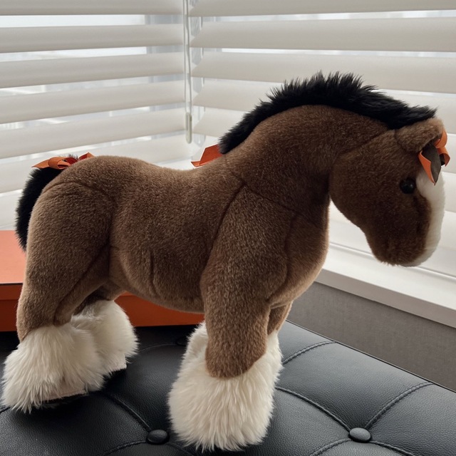 逸品】 エルメス ぬいぐるみ 超レア HERMES エルミーGM 馬 ギフト