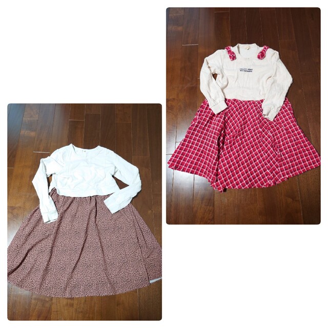 Branshes(ブランシェス)のhushush　ブランシェス　ワンピース　150 キッズ/ベビー/マタニティのキッズ服女の子用(90cm~)(ワンピース)の商品写真