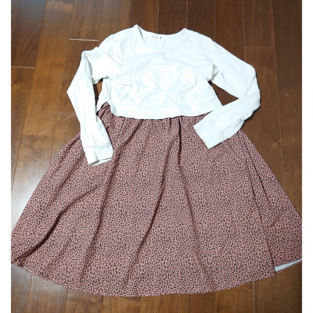 Branshes(ブランシェス)のhushush　ブランシェス　ワンピース　150 キッズ/ベビー/マタニティのキッズ服女の子用(90cm~)(ワンピース)の商品写真