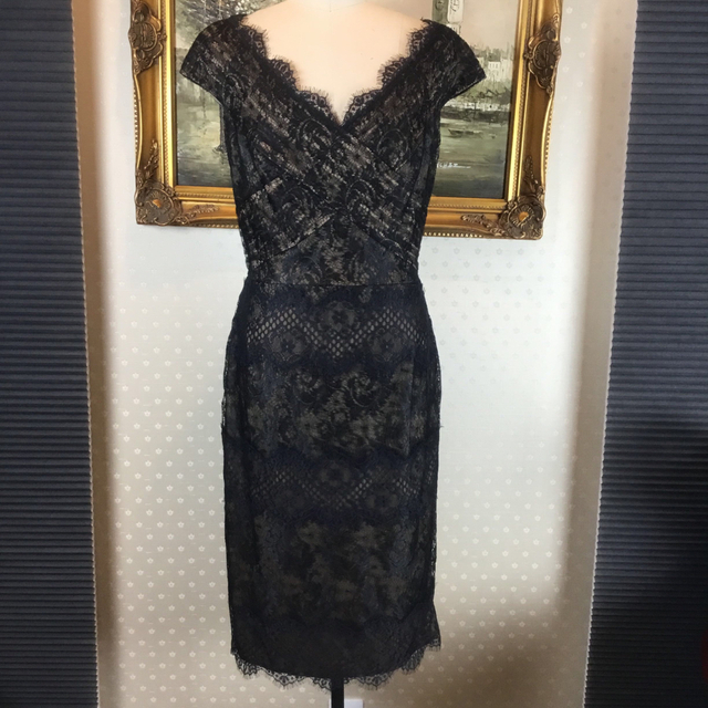新品☆ TADASHI SHOJI ブラック サイズM 【TADA121】-