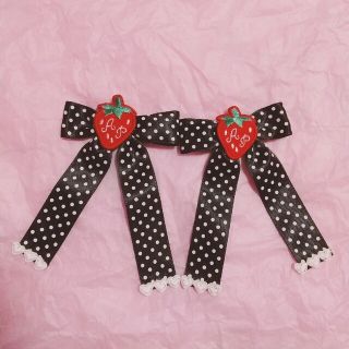 アンジェリックプリティー(Angelic Pretty)のアンジェリックプリティ Little Strawberry クリップ Set(バレッタ/ヘアクリップ)