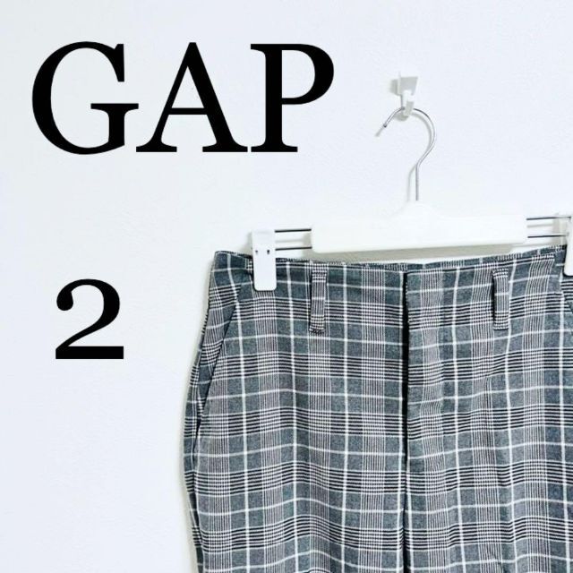 GAP(ギャップ)のGAP ギャップ　レディース　チェックパンツ　カジュアルパンツ　古着　サイズ2 レディースのパンツ(カジュアルパンツ)の商品写真