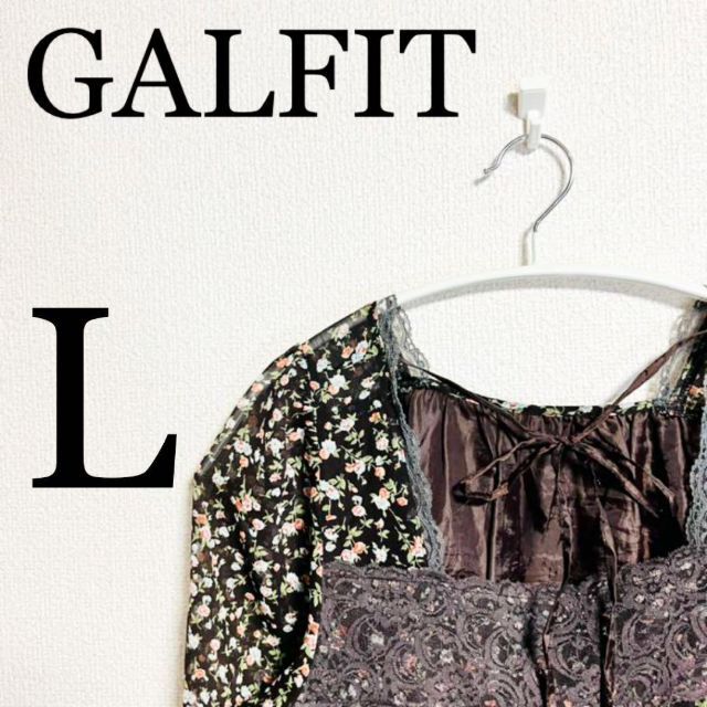 GAL FIT(ギャルフィット)のGALFIT ギャルフィット　レディース　ブラウス　Lサイズ レディースのトップス(シャツ/ブラウス(長袖/七分))の商品写真