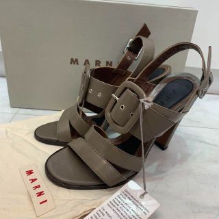 マルニ(Marni)の☆未使用品☆MARNI マルニ サンダル ベルトデザイン サイズ39(サンダル)