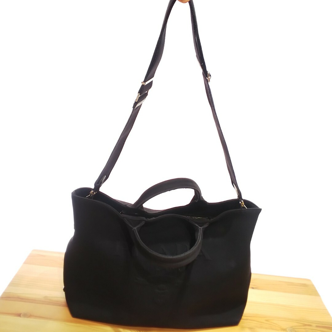 プラダ キャンバス 2WAY トート ハンド ショルダー バッグ P12633 い
