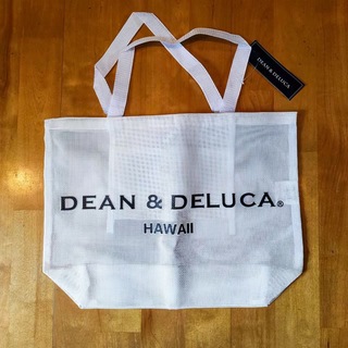 DEAN & DELUCA - DEAN&DELUCA ハワイ限定 メッシュトート Lサイズ 白