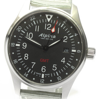 アルピナ Alpina AL-247B4S6 スタータイマー GMT デイト クォーツ メンズ 未使用品 箱・保証書付き_684136(腕時計(アナログ))