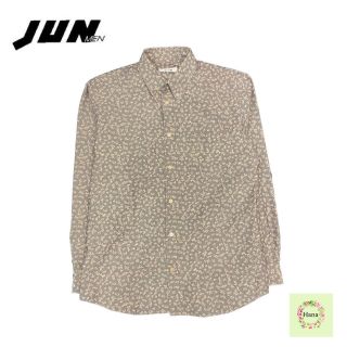 大人気商品 日本製【JUN MEN ジュンメン】ブラウン系 ストライプ柄