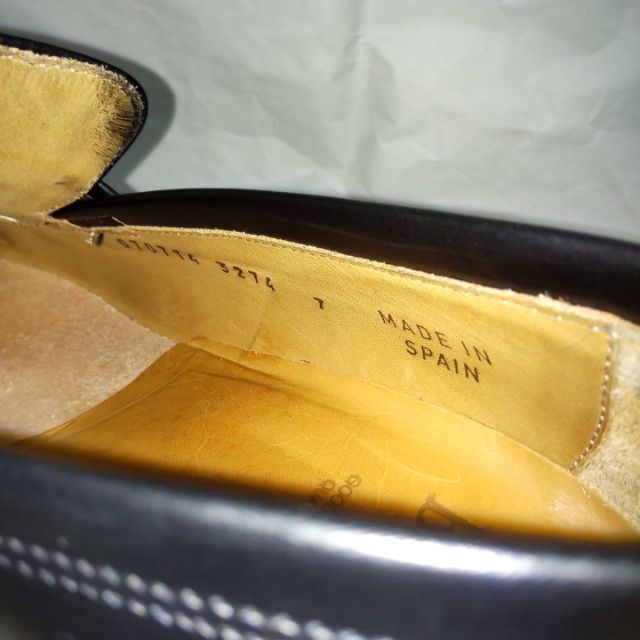 Berwick(バーウィック)のBerwick バーウィック サイズ7 ブラック ローファー 3274 メンズの靴/シューズ(スリッポン/モカシン)の商品写真