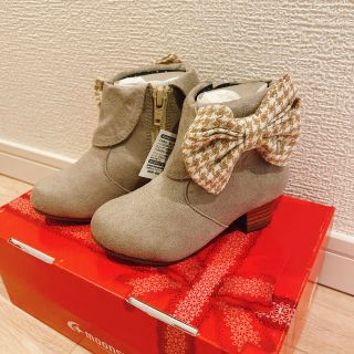 ムーンスター(MOONSTAR )の新品♡ムーンスター シュガー ジュニ ア ショート ブーツ　15.0cm(ブーツ)