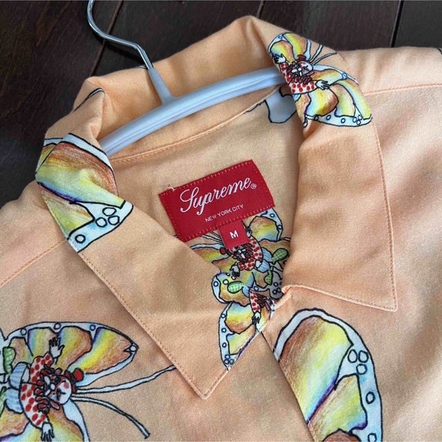 supreme gonz butterfly rayon shirt sizeL