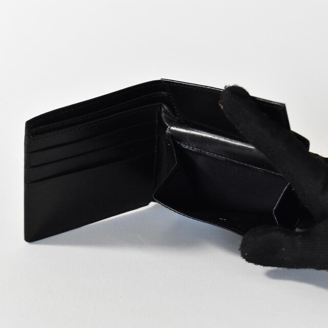 VERSACE(ヴェルサーチ)のVERSACE ヴェルサーチ 2つ折り財布 ブラック メンズのファッション小物(折り財布)の商品写真