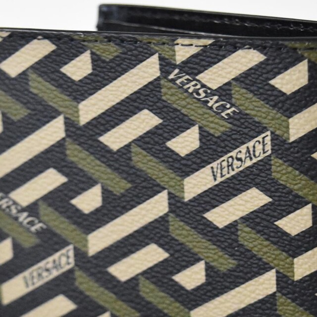 VERSACE(ヴェルサーチ)のVERSACE ヴェルサーチ 2つ折り財布 ブラック メンズのファッション小物(折り財布)の商品写真