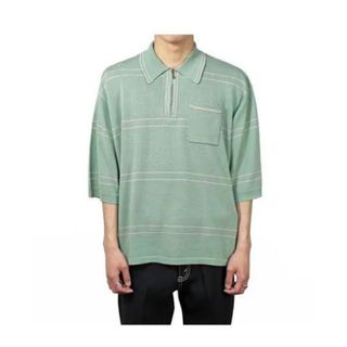 【最終値下】DAIRIKU Half Zip Polo Knit 20SS (ポロシャツ)