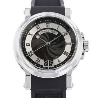 ブレゲ(Breguet)のブレゲ マリーン2 ラージデイト 5817ST/92/5V8 BREGUET 腕時計 ウォッチ 黒文字盤(腕時計(アナログ))