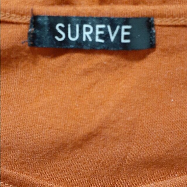 しまむら(シマムラ)の毛玉有　オレンジ　セクシーで可愛い　Tシャツ?カットソー?トップス　SUREVE レディースのトップス(カットソー(半袖/袖なし))の商品写真