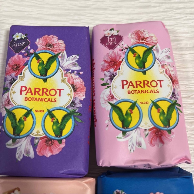 パロット Parrot タイ 石鹸 4個セット ボタニカル ソープ 70g 海外の通販 by pon shop｜ラクマ