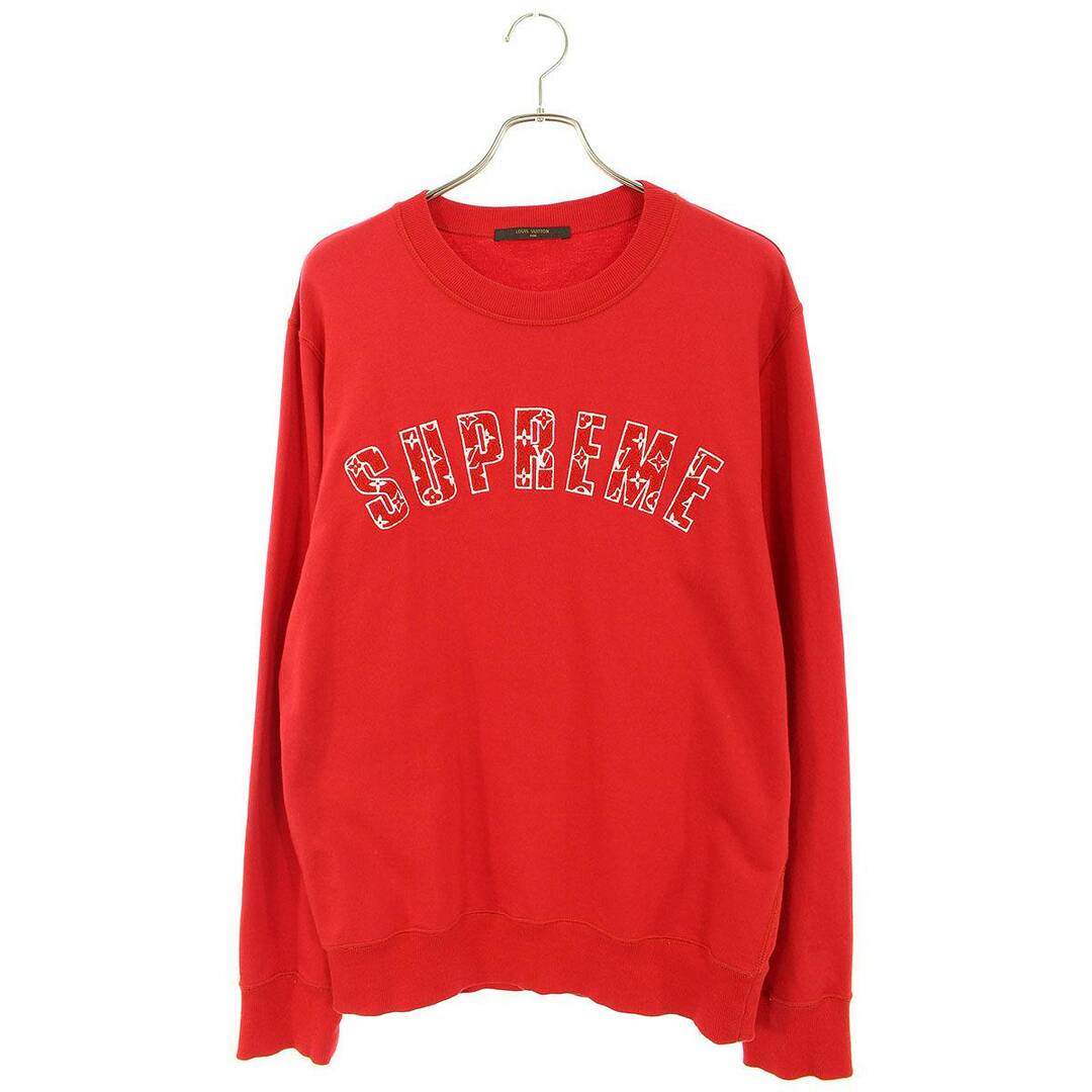 シュプリーム ルイヴィトン  17AW  LV Arc Logo Crewneck モノグラムアーチロゴスウェット  メンズ XL