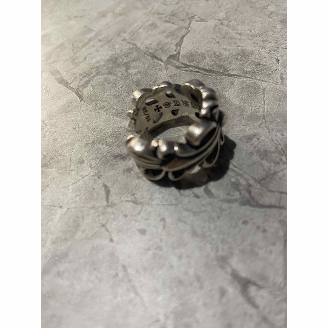 Chrome Hearts(クロムハーツ)のクロムハーツ ダブル フローラル クロス リング メンズのアクセサリー(リング(指輪))の商品写真