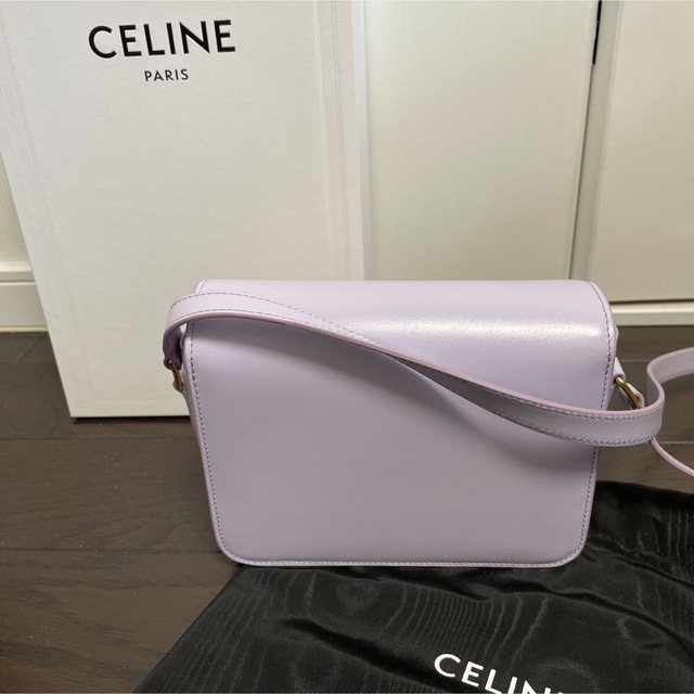 celine(セリーヌ)のセリーヌ　ティーン トリオンフ バッグ / シャイニーカーフスキン レディースのバッグ(ショルダーバッグ)の商品写真