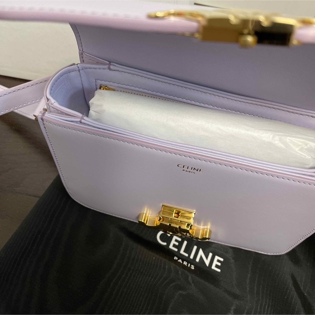 celine(セリーヌ)のセリーヌ　ティーン トリオンフ バッグ / シャイニーカーフスキン レディースのバッグ(ショルダーバッグ)の商品写真