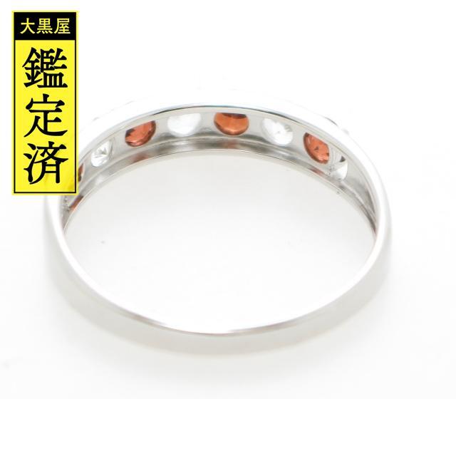 JEWELRY TSUTSUMI - JEWELRY K10WG ガーネット ホワイトトパーズ 16号