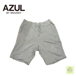 アズールバイマウジー(AZUL by moussy)のアズールバイマウジー パンツ パンツ ボトムス ハーフパンツ スカル グレー(ショートパンツ)