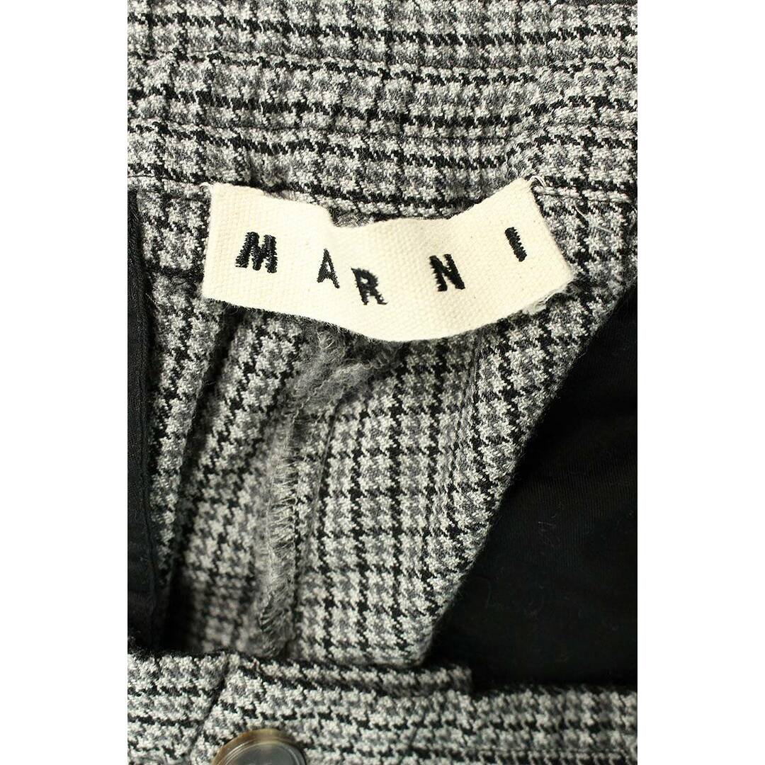 Marni(マルニ)のマルニ  21AW  PUMU0017A0 ガンクラブチェックウールテーパードロングパンツ  メンズ 48 メンズのパンツ(その他)の商品写真