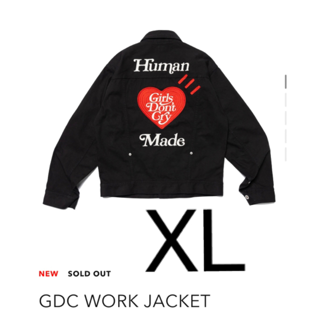 HUMAN MADE(ヒューマンメイド)のHUMAN MADE GDC WORK JACKET XL メンズのジャケット/アウター(その他)の商品写真