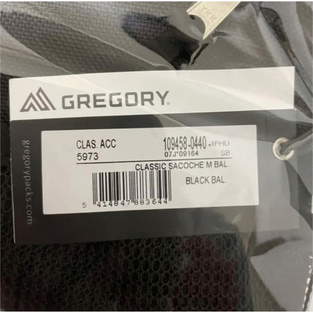 Gregory(グレゴリー)のグレゴリー/GREGORY/サコッシュ クラシック オールブラック メンズのバッグ(ショルダーバッグ)の商品写真