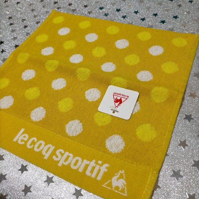le coq sportif(ルコックスポルティフ)のle coq sportif タオルハンカチ 新品未使用 レディースのファッション小物(ハンカチ)の商品写真