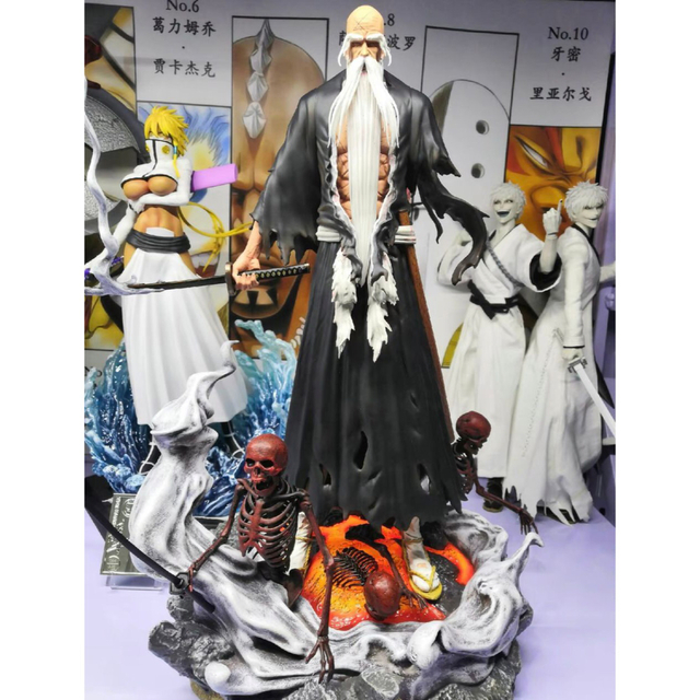 山本元柳斎重國 高配版 ブリーチ BLEACH フィギュア ガレージキット の