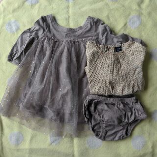 ベビーギャップ(babyGAP)のGAP ２点セット　チュニック　シャツ　80(Ｔシャツ)