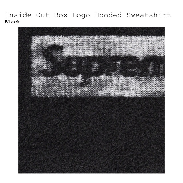 Supreme Inside Out Box Logo Hooded XL