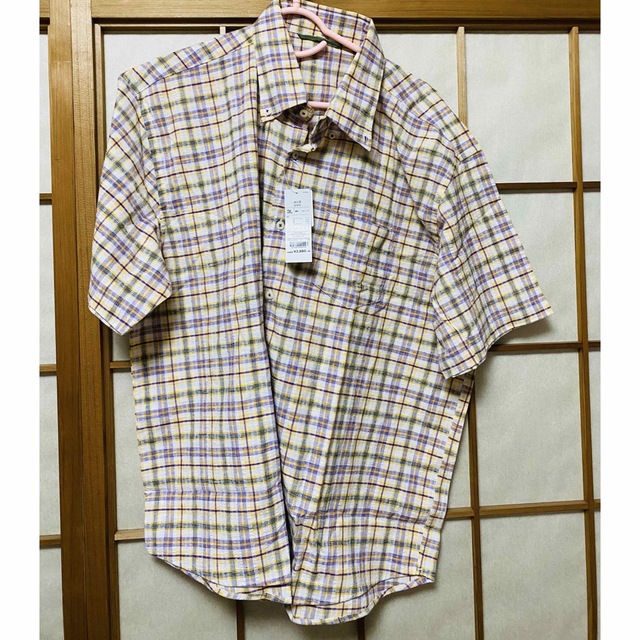 AEON(イオン)のメンズ　大きい服 トップバリュー　トップス　半袖　シャツ　ブラウス　3L 新品　 メンズのトップス(シャツ)の商品写真