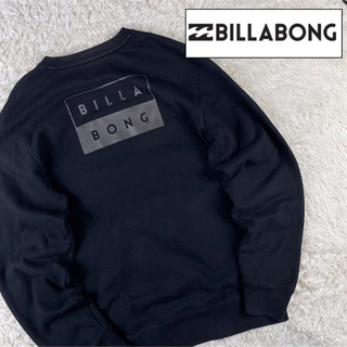billabong - ビラボン スウェット ブラック バックロゴ 胸ロゴ XL オーバーシルエット
