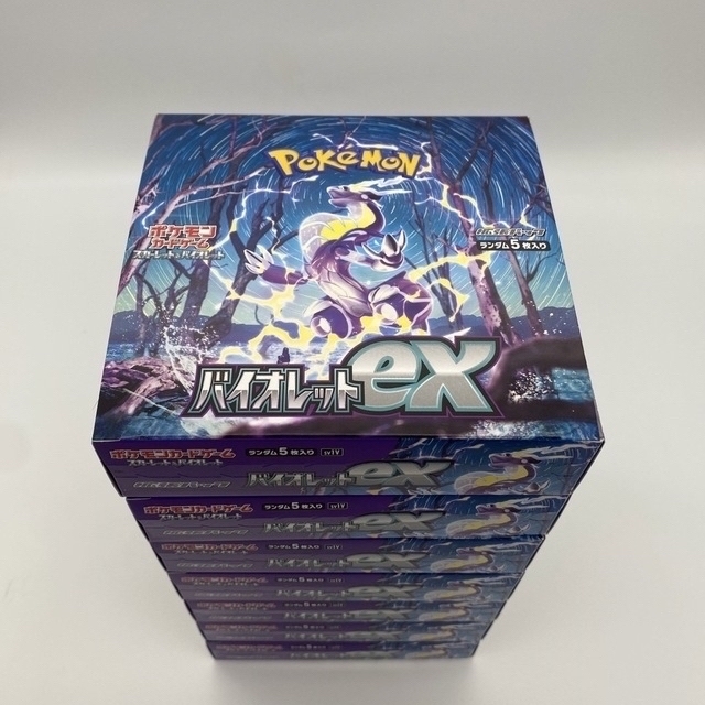 ポケモンカード バイオレット 7BOX シュリンクなし