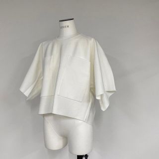 ローヘン lohen ミラノリブクロップドニット 白 ホワイト 新品未使用の