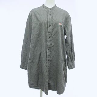 ダントン(DANTON)のダントン DANTON 美品 21AW コットンツイル バンドカラー 36(シャツ/ブラウス(長袖/七分))