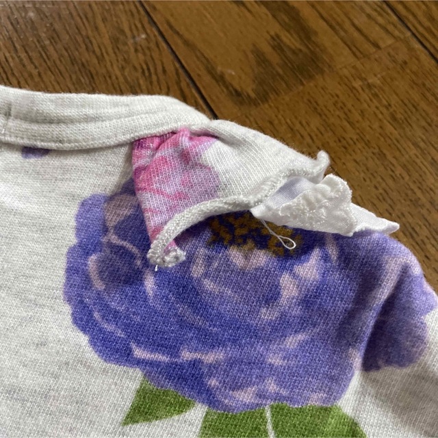 hakka baby(ハッカベビー)のハッカベビー 花柄ワンピース 80 hakka baby ピオニー キッズ/ベビー/マタニティのベビー服(~85cm)(ワンピース)の商品写真