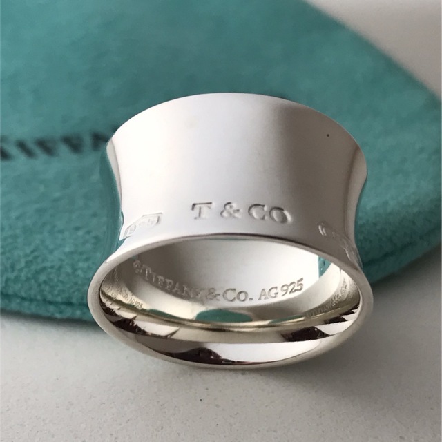 Tiffany 1837 ワイド リング12.5号希少美品