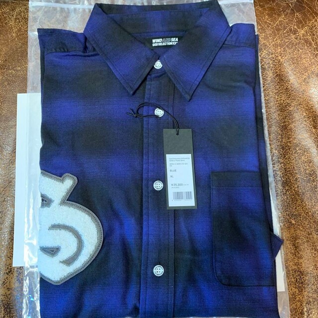 GOD SELECTION XXX X WDS OMBRE PRAID シャツ | urim-center.co.il
